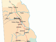 delaware road map