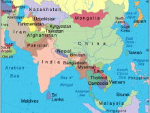 east asia maps