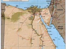 map of egypt