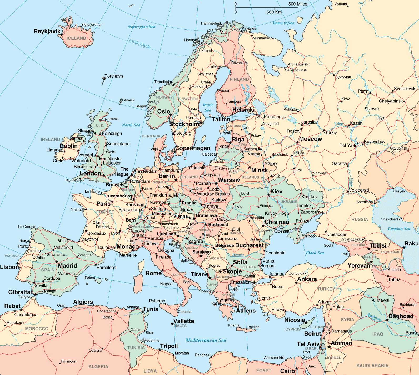 Europe Map Europe Maps Map Pictures