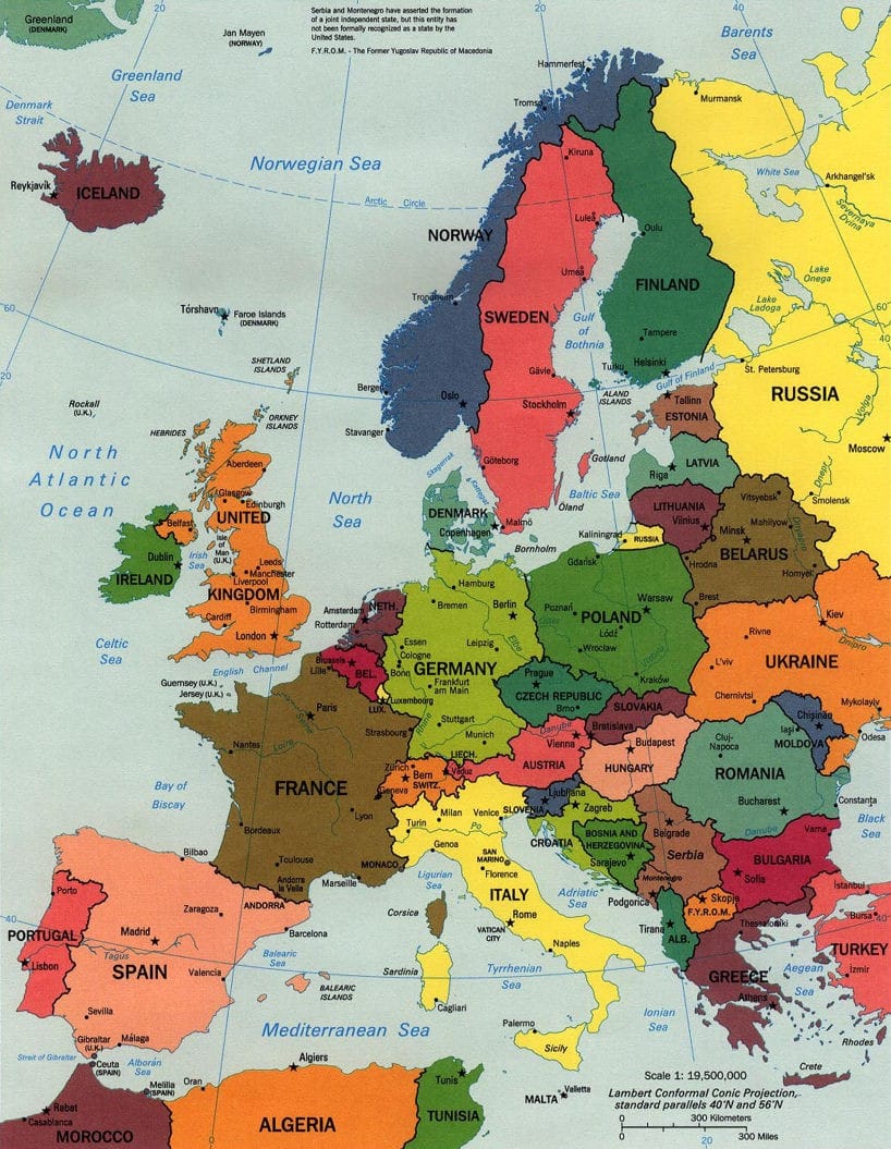 europe political map1 europe political map1