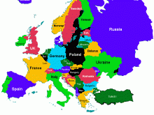 world maps europe