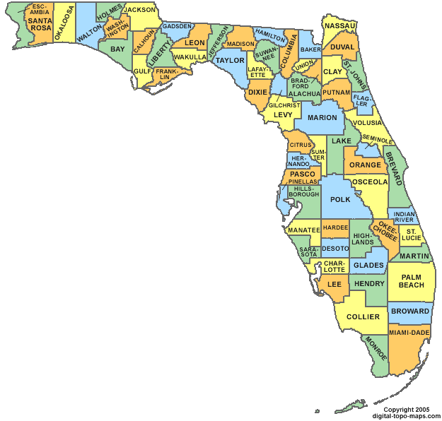 map of florida