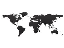 free vector world map