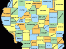 illinois county map