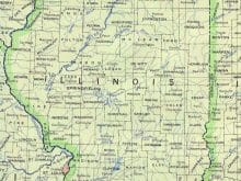 map of Illinois