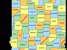 indiana county map