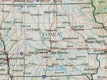 iowa map