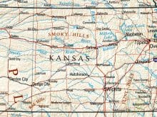 map of kansas