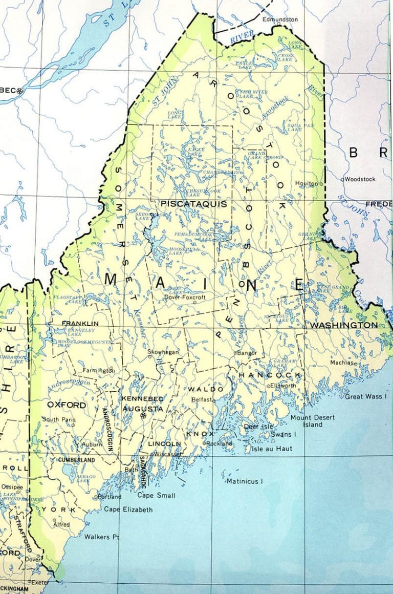 Map Of Maine America Maps Map Pictures Map Of Maine America Maps Map Pictures