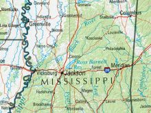 map Mississippi