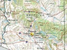 map arizona