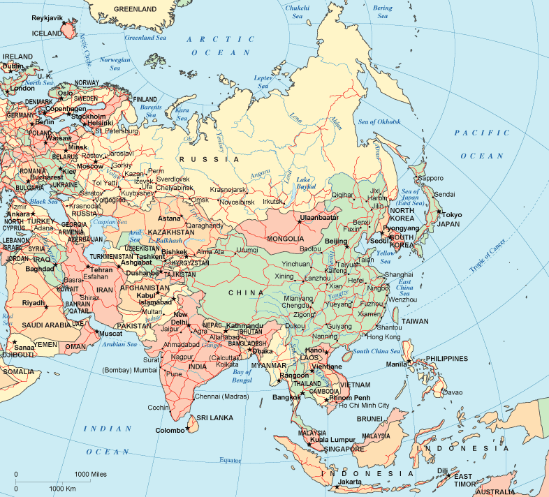 map asia map asia