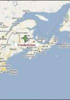 map of fredericton