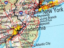 map of new jersey