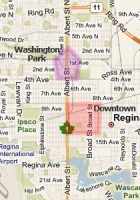 map of regina