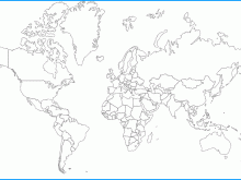 map world outline