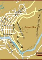 map of banff