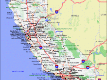 map of california