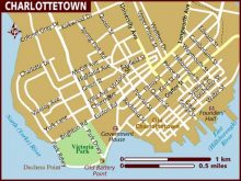 map of charlottetown