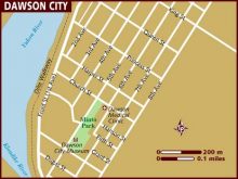 map of dawson city