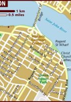 map of fredericton