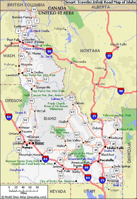 map of idaho and utah Map Of Idaho Map Pictures map of idaho and utah