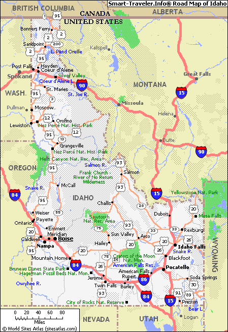 map_of_idaho