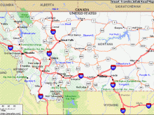 map of montana