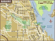 map of nanaimo