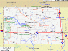 map_of_north_dakota