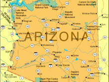 map of arizona