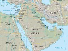 middle east map