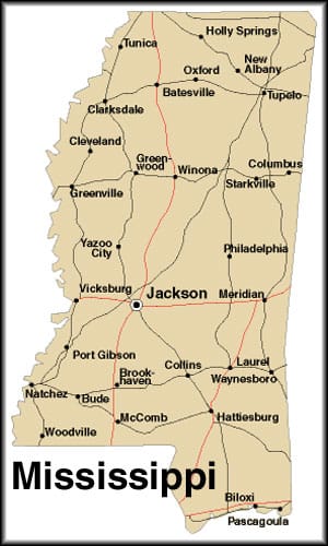 mississippi map mississippi map
