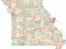 missouri road map