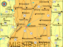 map of mississippi