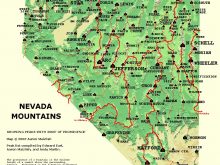 map of nevada