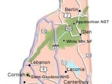 new hampshire map