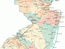 new jersey road map