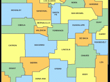new mexico county map