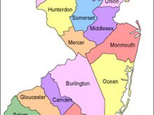 map of new jersey