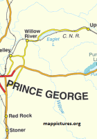 map of prince george