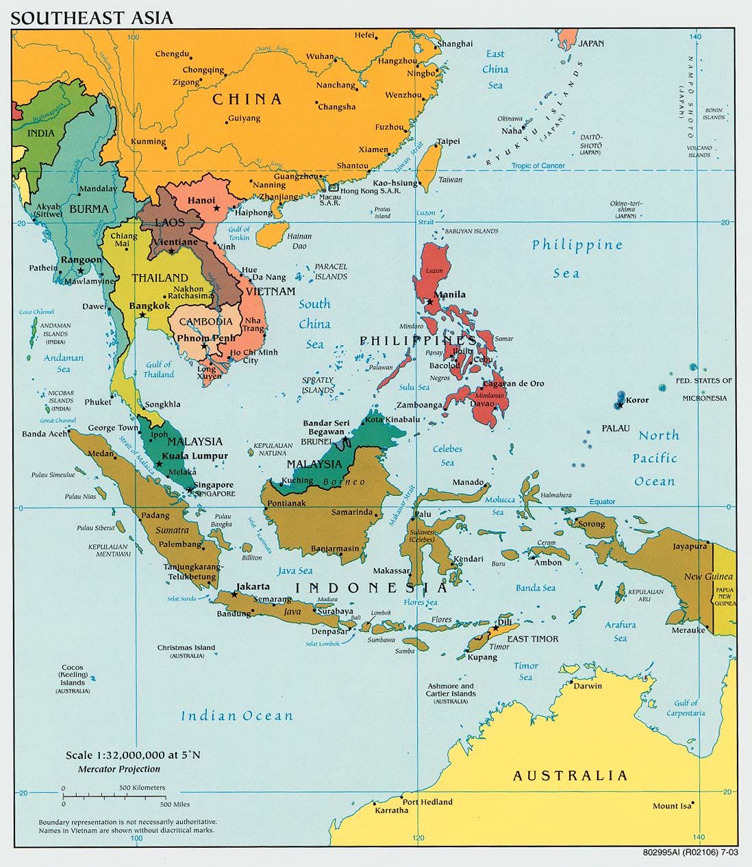 Southeast Asia Maps - Asia Maps - Map Pictures
