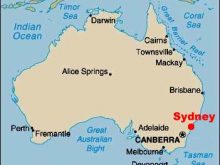 sydney australia map
