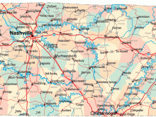 tennessee road map