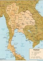 thailand map large
