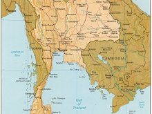 thailand map large