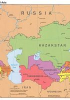 Map of Asia Political