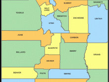 utah county map