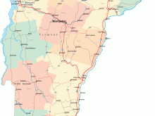 vermont road map